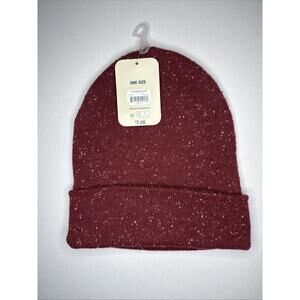 George Speckle Knit Beanie - Varsity Wine - One Size